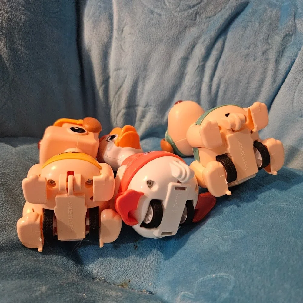 Pull Back Vehicles Toys Animal Cars‎ Dinosaur Dog Duck Toys for Kids